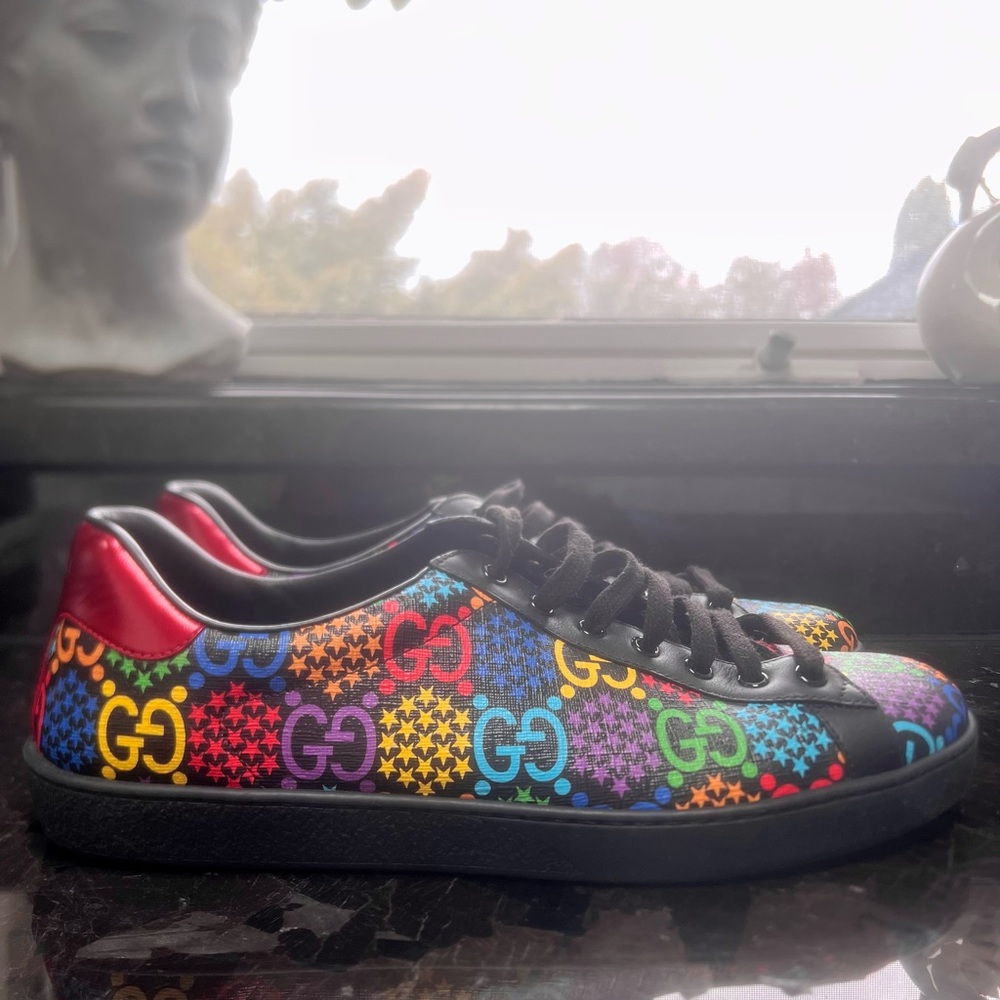 Gucci Multicolor Logo Sneakers - Picture 4 of 5